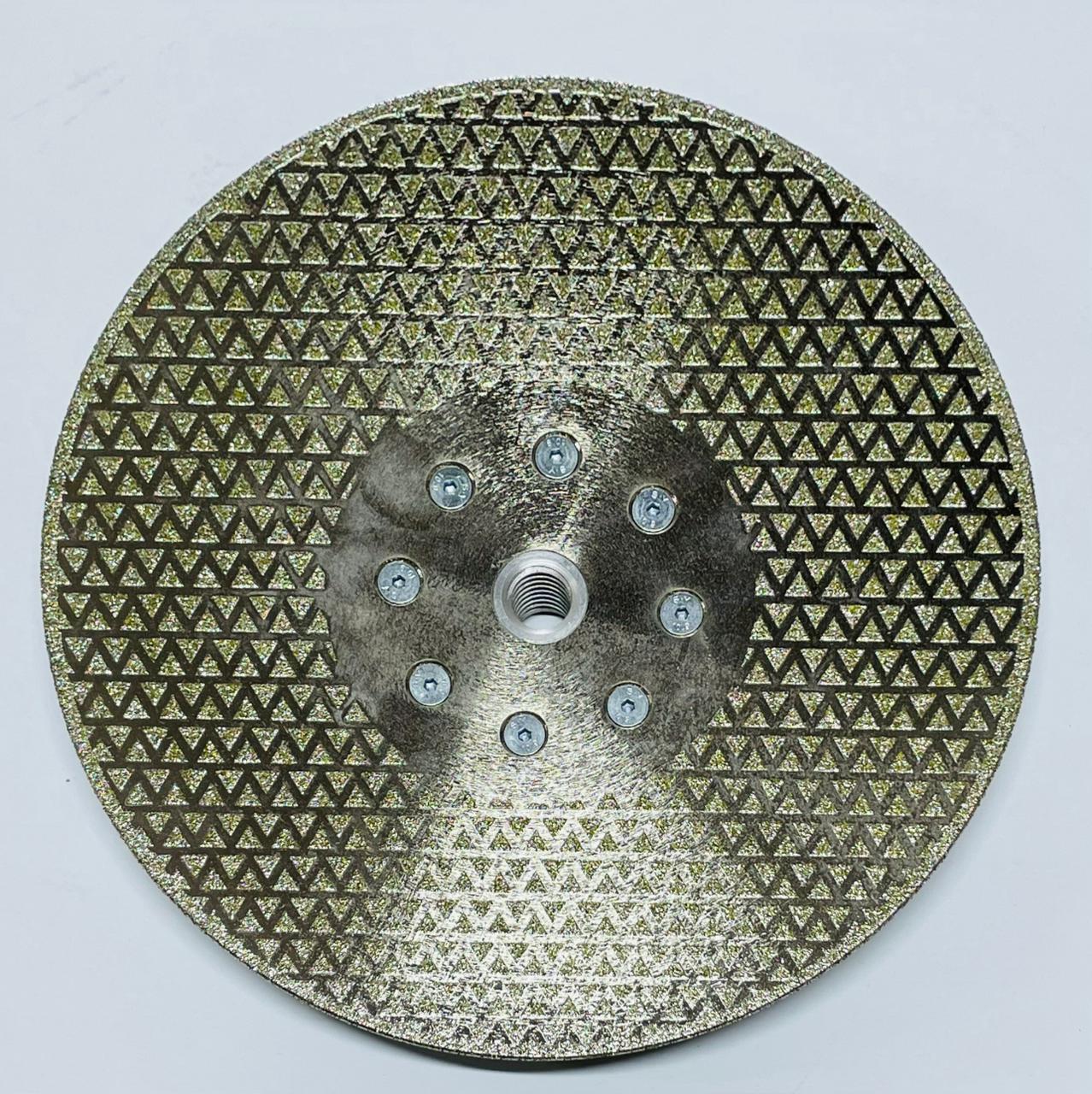 DISCO ELECTRODEPOSITADO CON BASE 5/8 9"