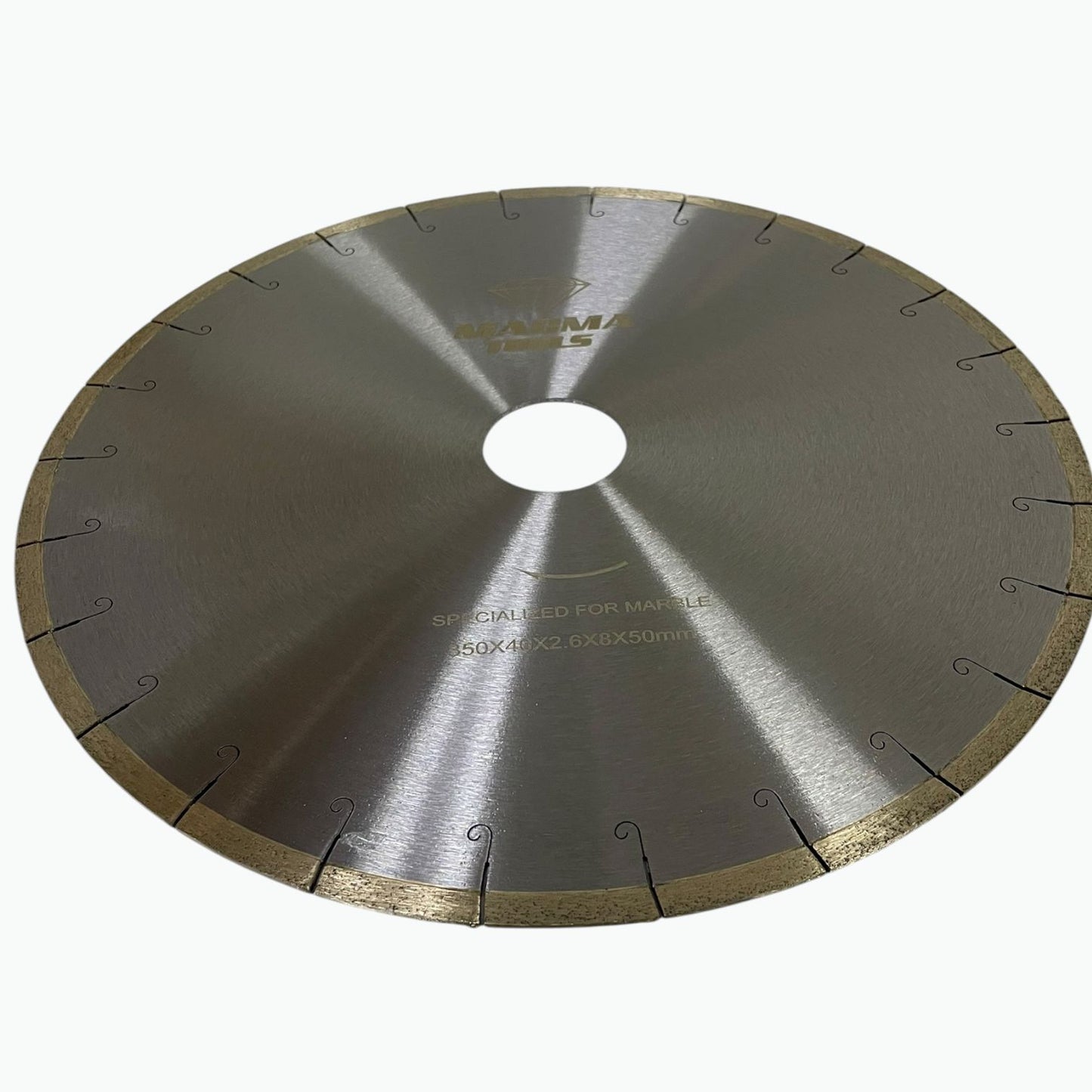 DISCO MARMOL 14" ABERTURA G (COLA DE RATA) 8mm