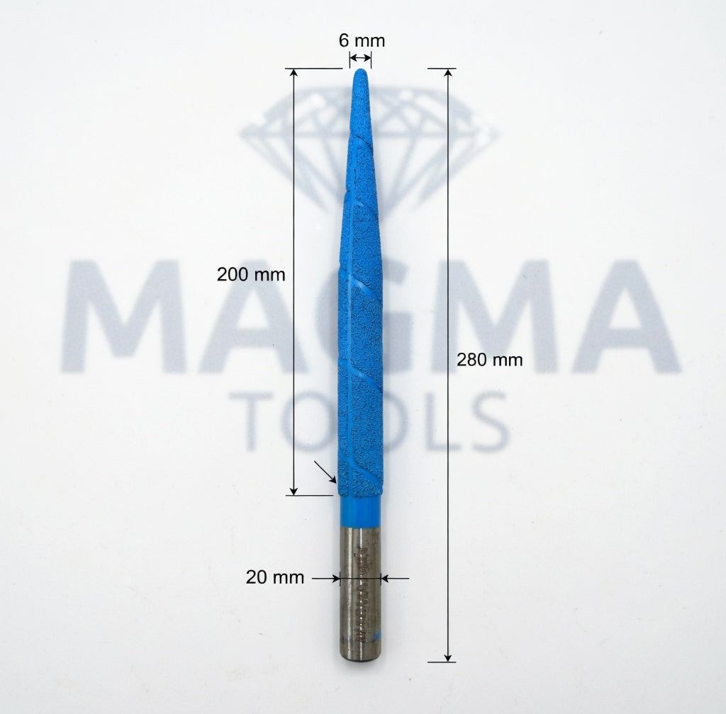 PUNTA AZUL 20mm x 6mm x 200mm x 280mm