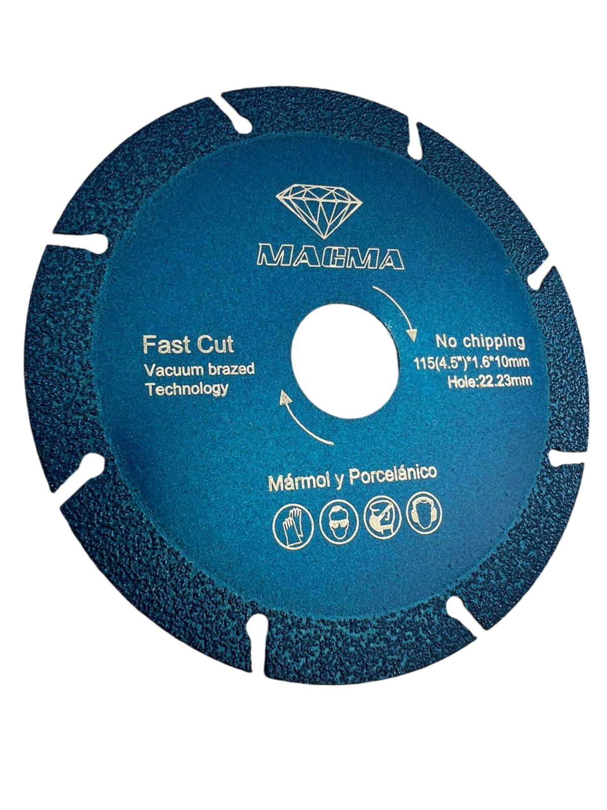 Disco al Vacio Azul 4.5"