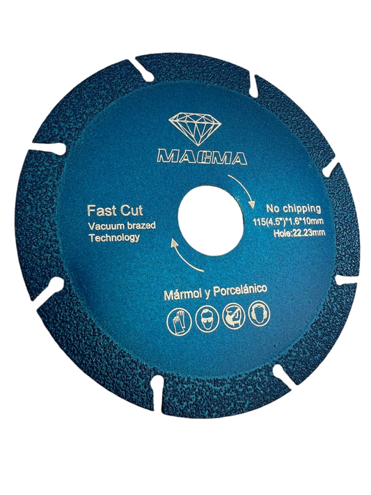 Disco al Vacio Azul 4.5"