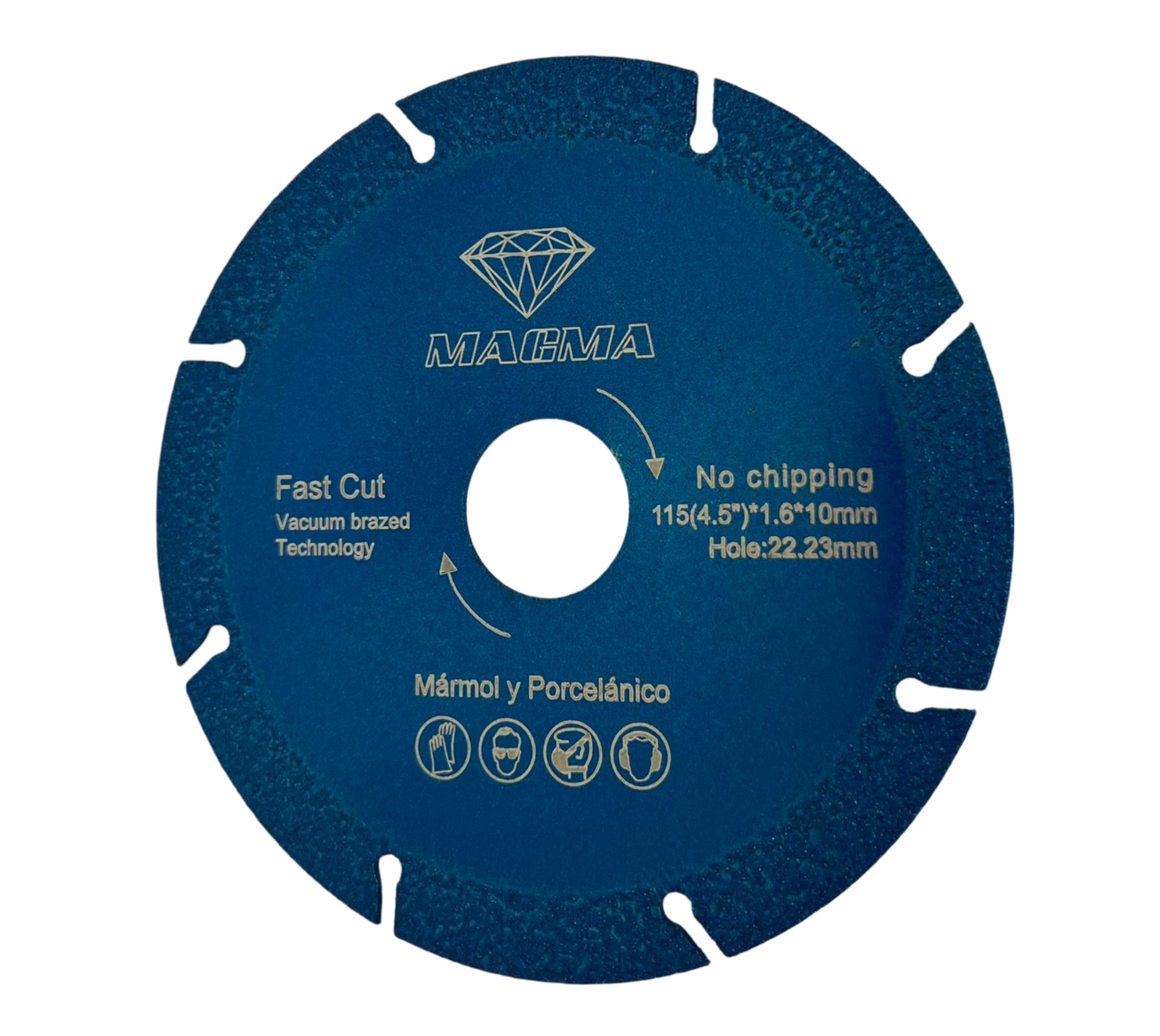Disco al Vacio Azul 4.5"