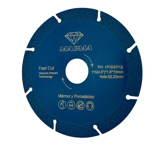 Disco al Vacio Azul 4.5"