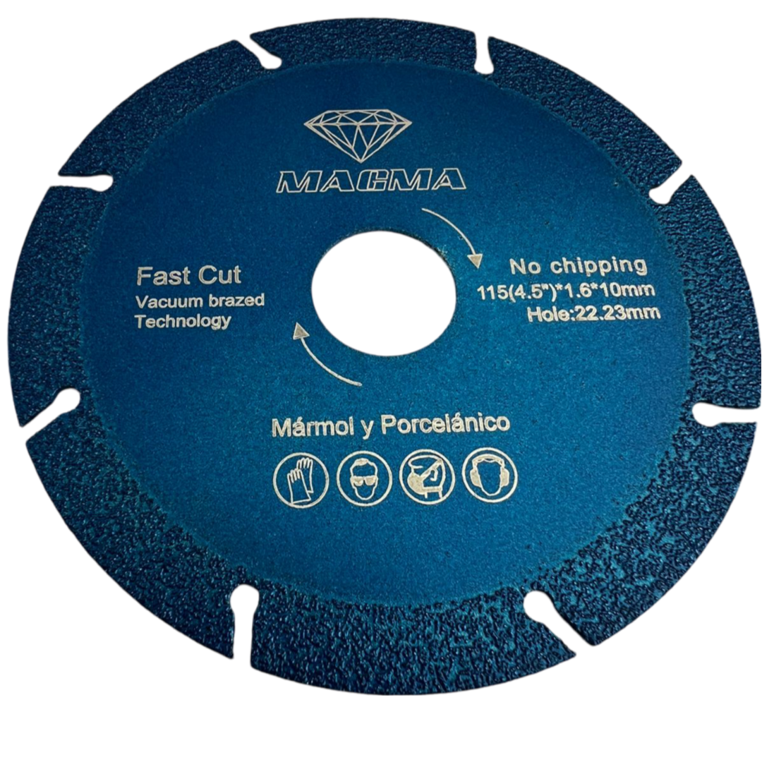 Disco al Vacio Azul 4.5"