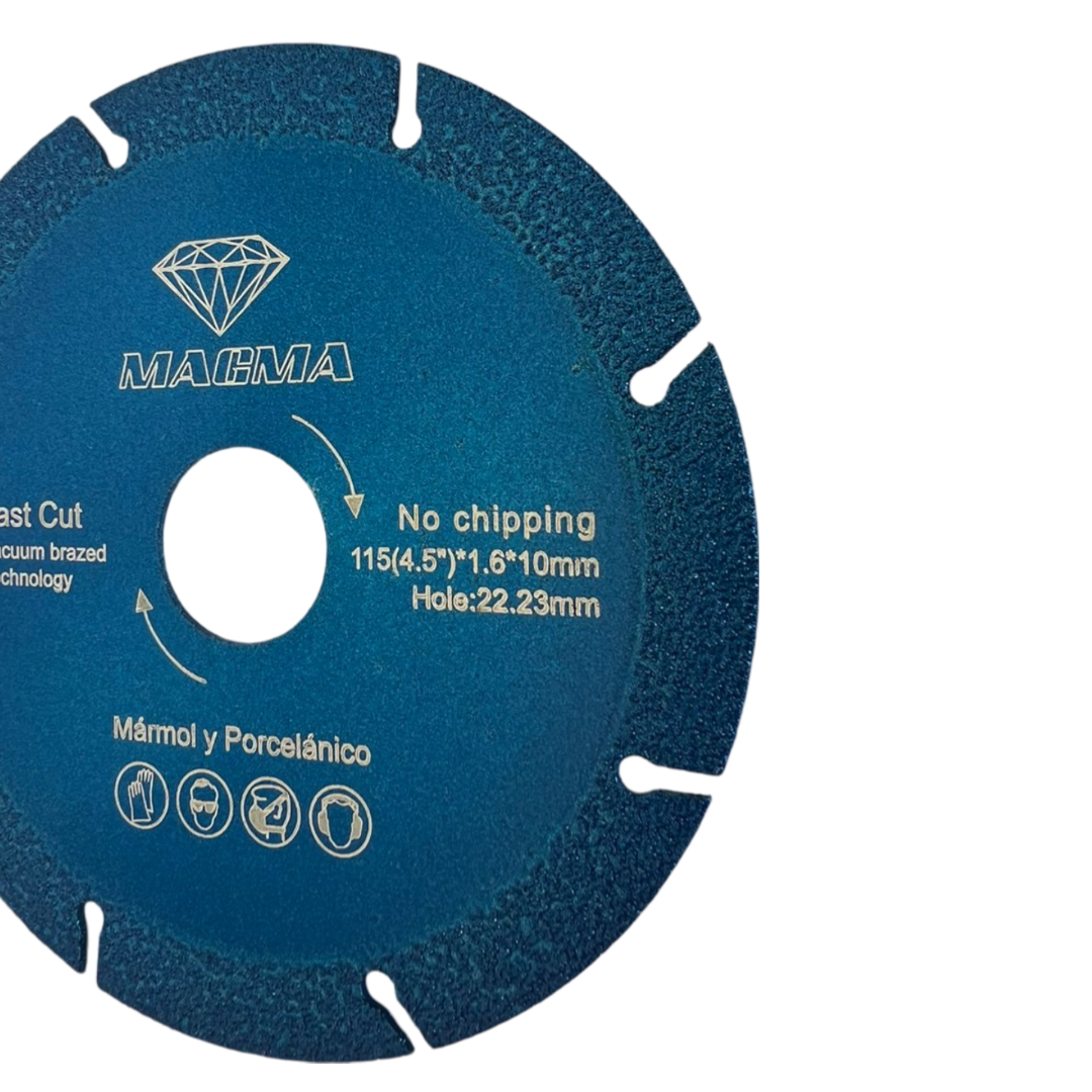 Disco al Vacio Azul 4.5"