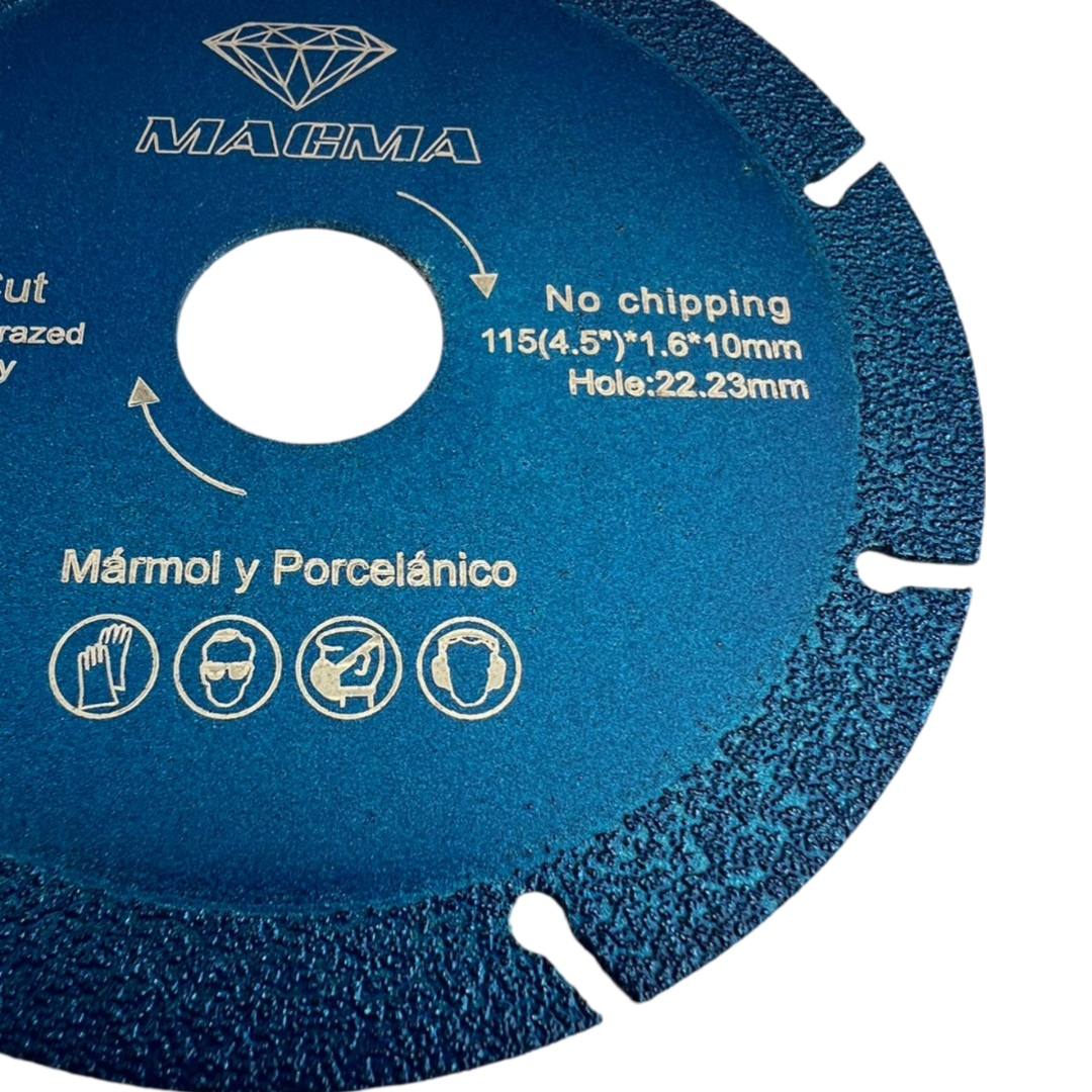 Disco al Vacio Azul 4.5"