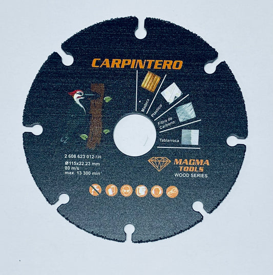 Disco 4.5” Carpintero Madera