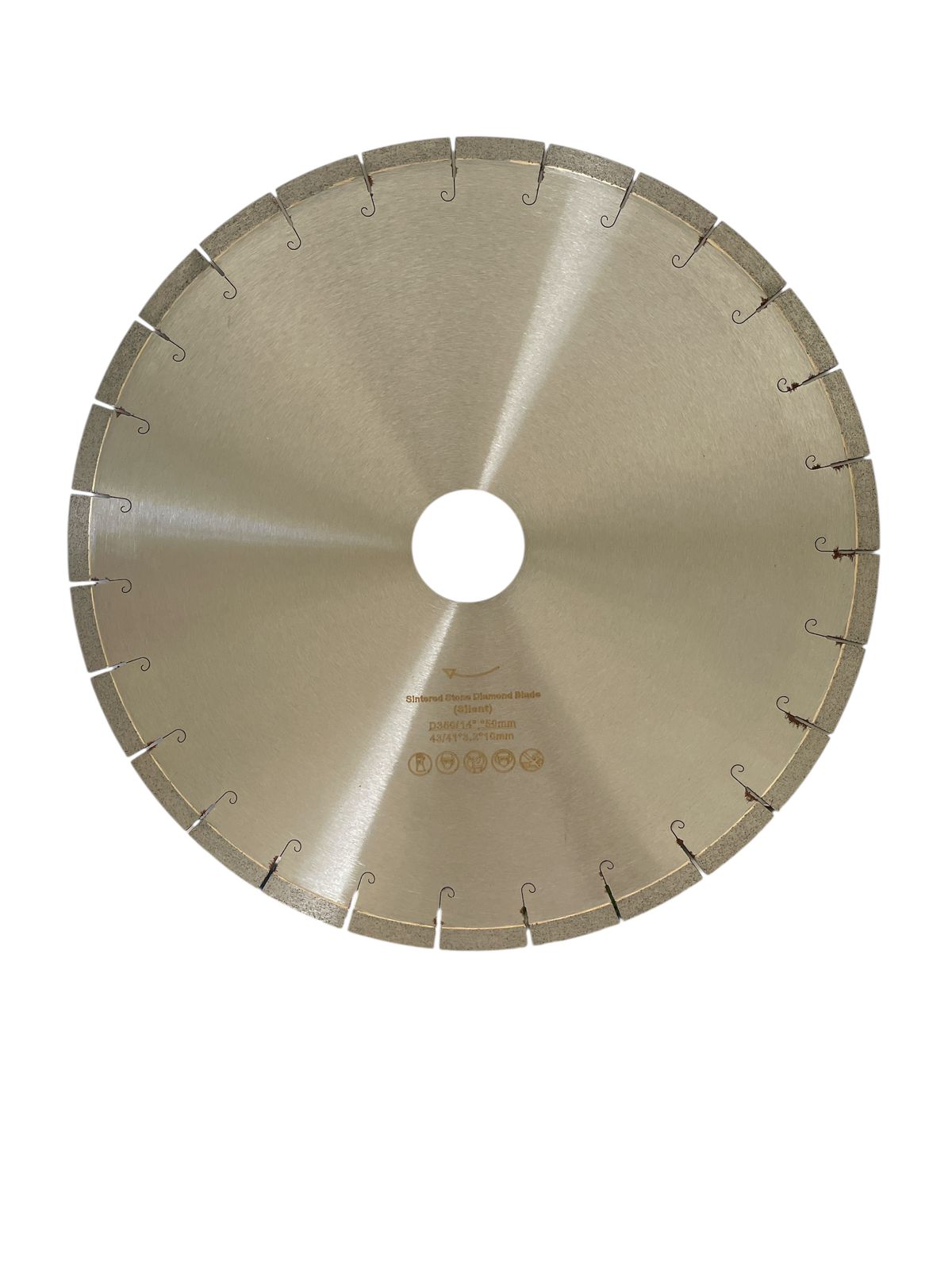 DISCO 14" SINTERED STONE ABERTURA G"