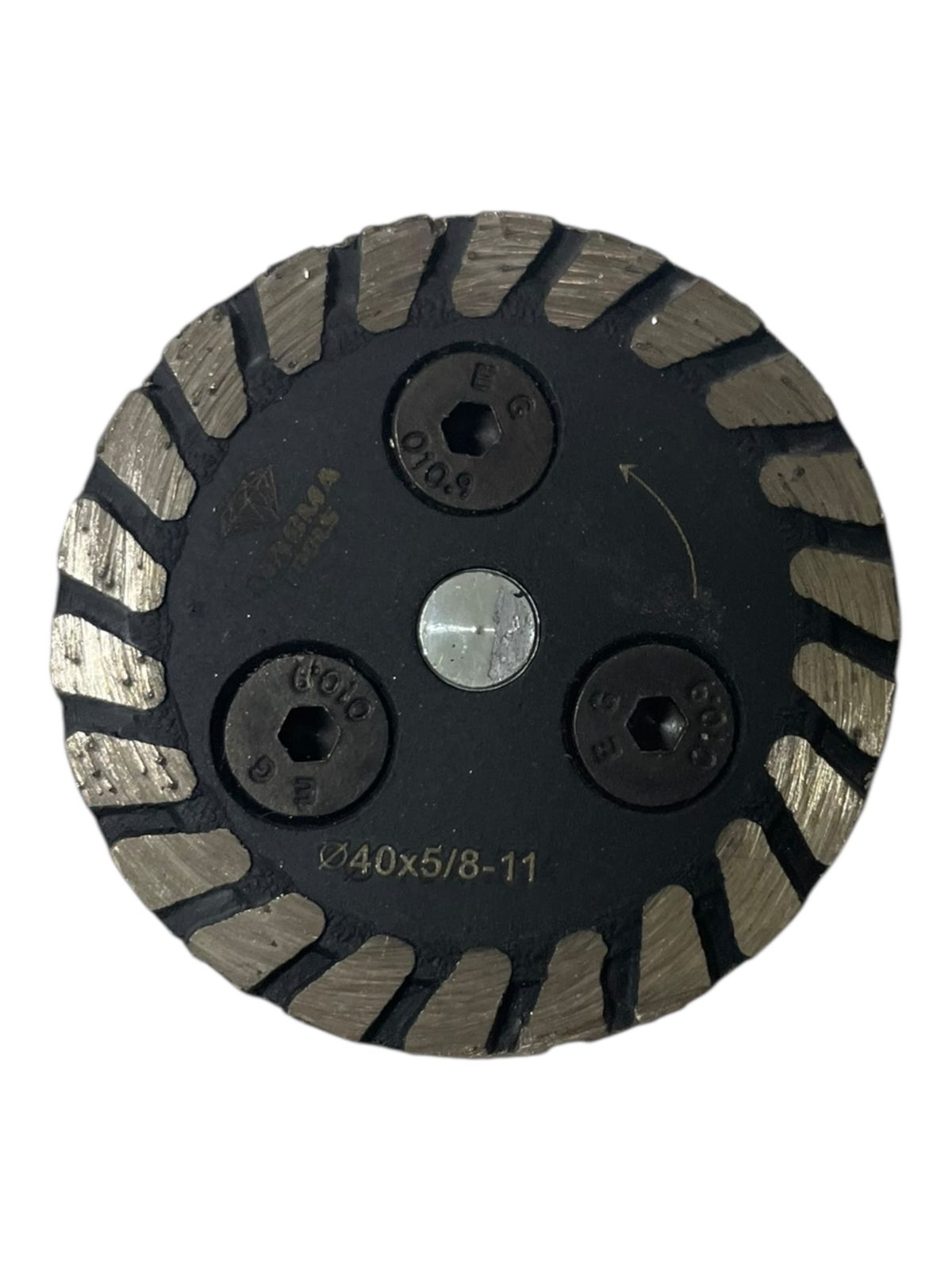 DISCO CON BASE DE ALUMINIO 40mm 5/8