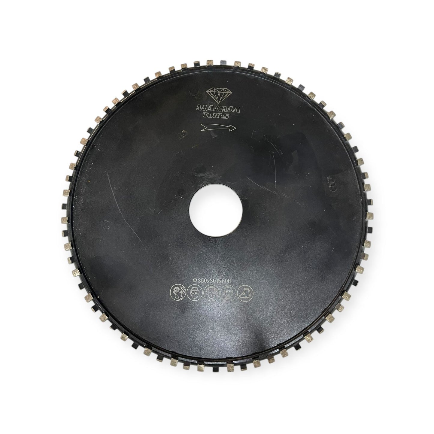 DISCO 14" 30mm RANURADOR CURVO