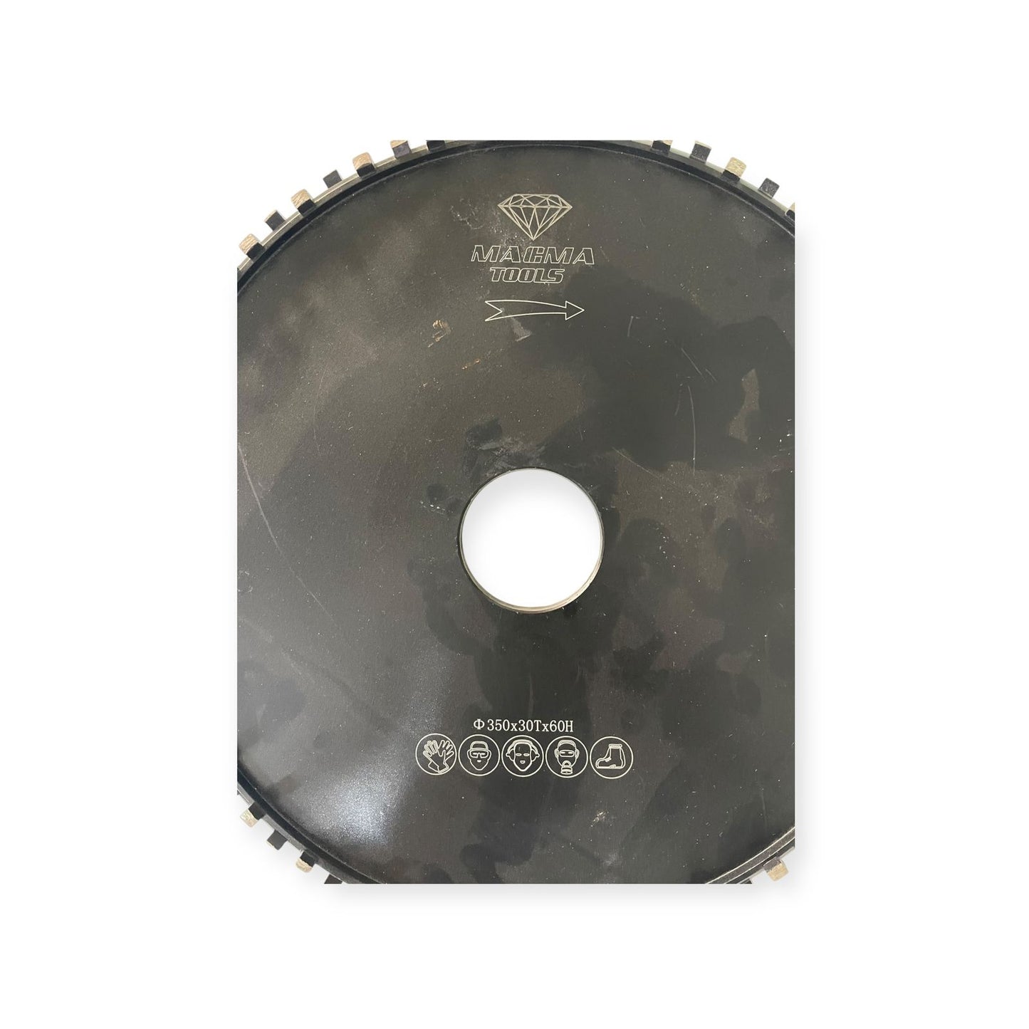 DISCO 14" 30mm RANURADOR CURVO