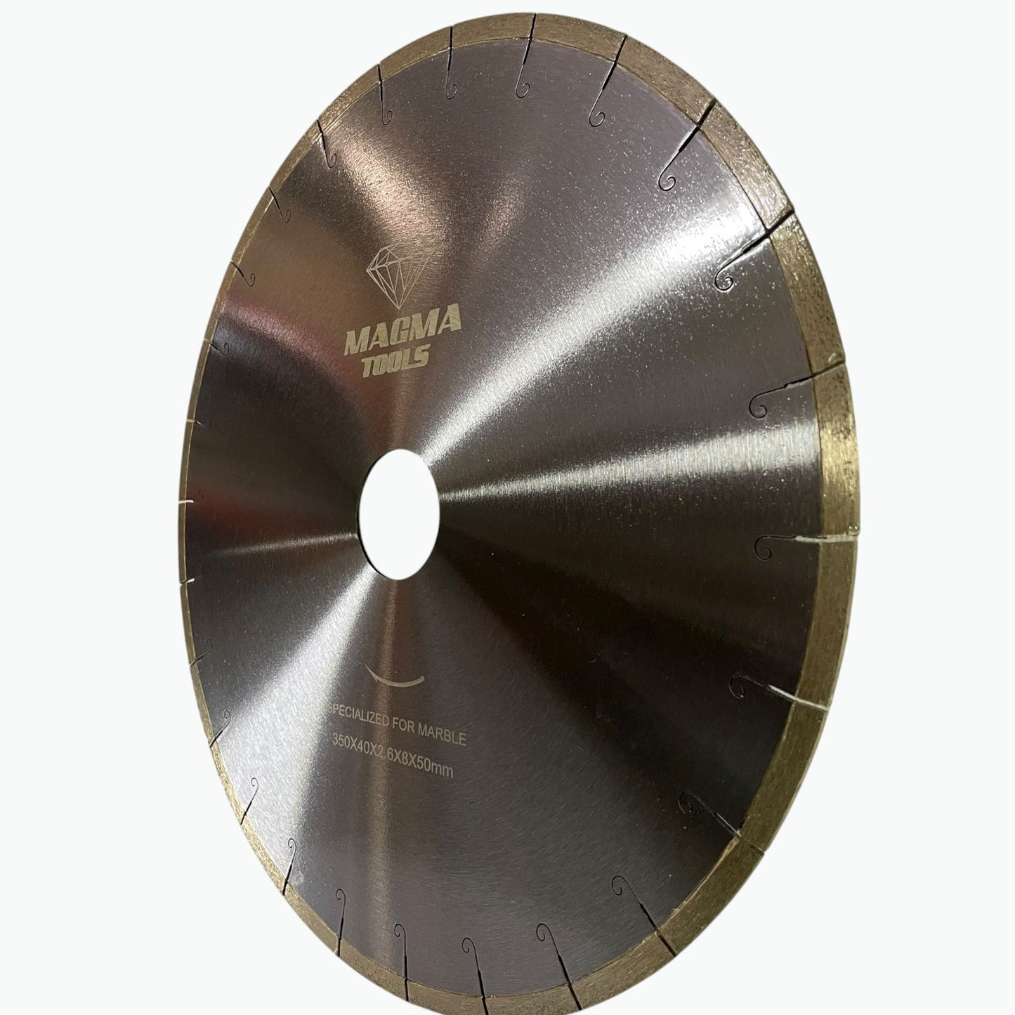 DISCO MARMOL 14" ABERTURA G (COLA DE RATA) 8mm