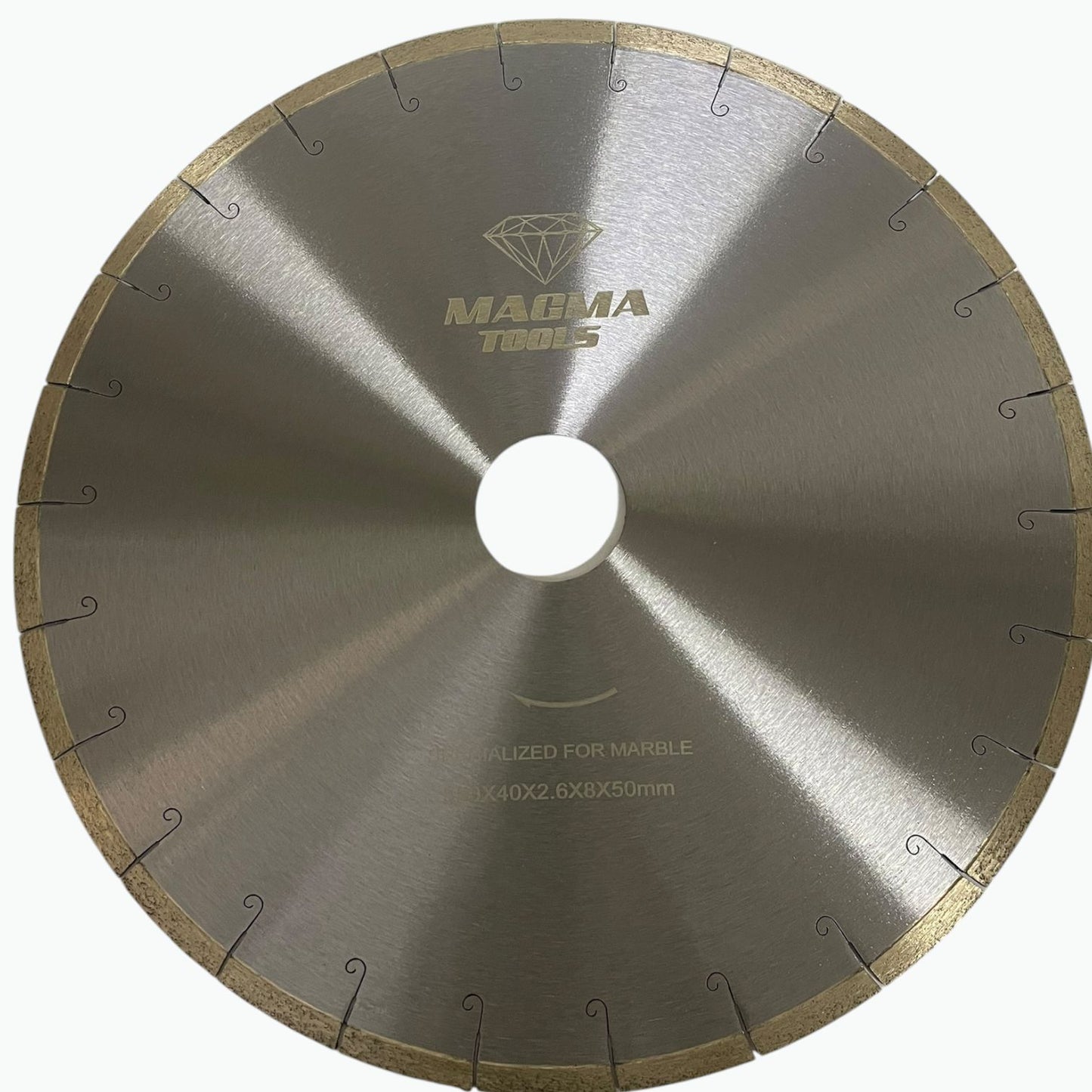 DISCO MARMOL 14" ABERTURA G (COLA DE RATA) 8mm