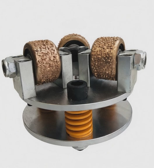 BUSARDA DORADA CARBURO CON SUSPENSIÓN 5" 3 SATELITES 5/8